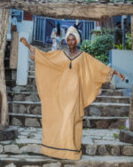 Gold bubu with sequence sleeve