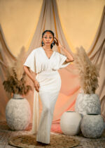 Cream dress - Image 3